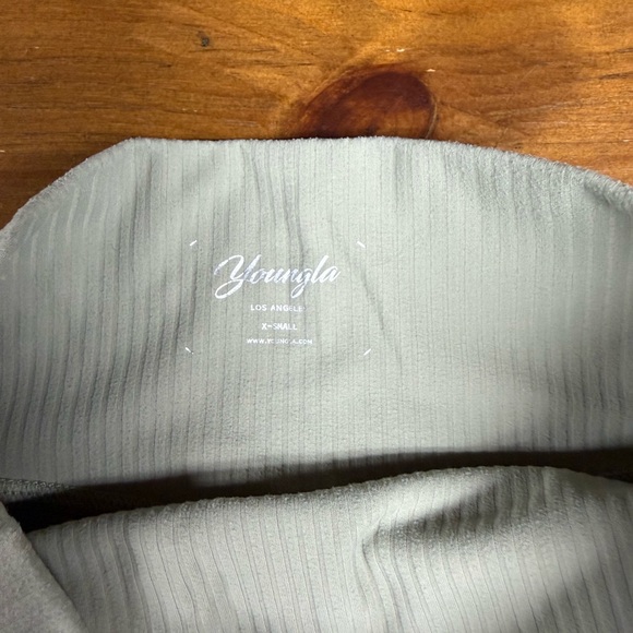 YoungLA Ribbed Wide-Leg Pants - Picture 4 of 4